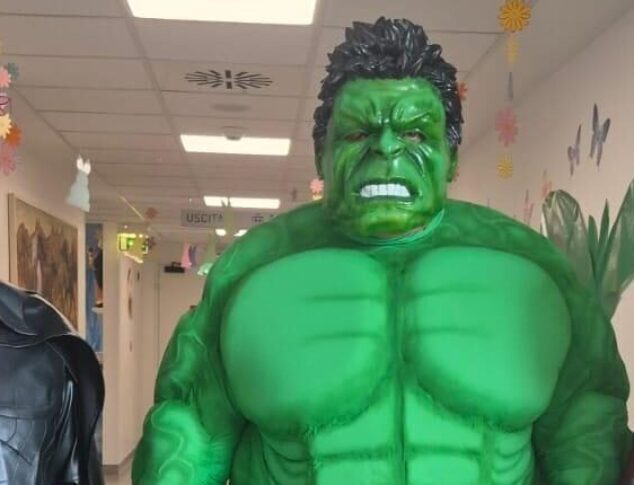I supereroi nel Reparto di Oncoematologia Pediatrica di Verona