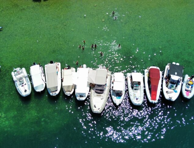 Gita in gommone sul Lago di Garda con ABEO