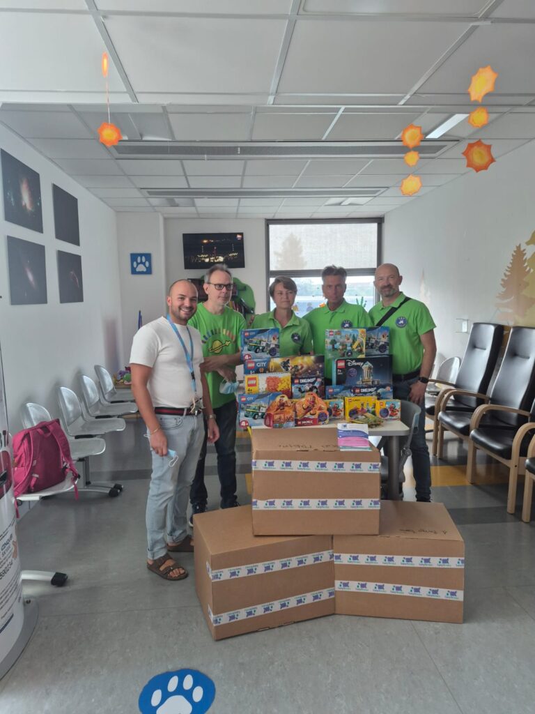 Donazione LEGO Oncoematologia Pediatrica Verona