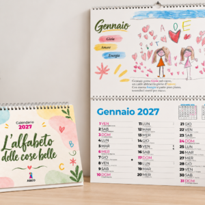 Calendario solidale ABEO 2027 da tavolo o da muro